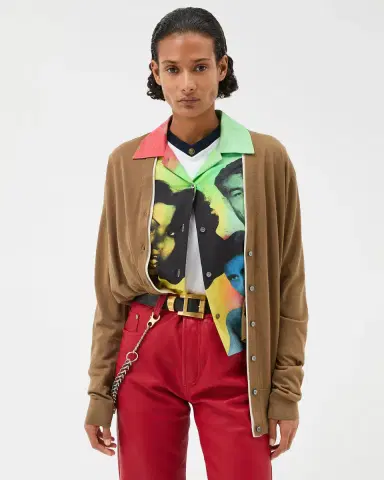 Versace Embroidered Wool Knit Cardigan | Thumbnail 2 Versace Embroidered Wool Knit Cardigan | Thumbnail 2