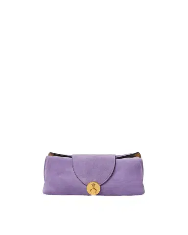 Versace Vivian Suede Clutch | Thumbnail 1 Versace Vivian Suede Clutch | Thumbnail 1