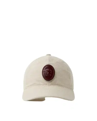 Versace Cotton & Linen Baseball Cap | Thumbnail 1 Versace Cotton & Linen Baseball Cap | Thumbnail 1