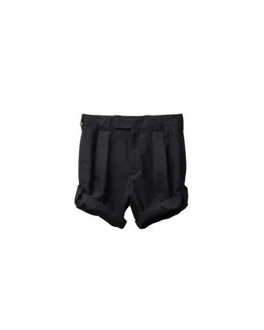 Versace Pinstripe Wool Formal Shorts | Thumbnail 1 Versace Pinstripe Wool Formal Shorts | Thumbnail 1