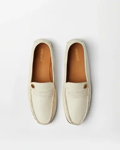 Versace Guanto Leather Loafers | Thumbnail 2 Versace Guanto Leather Loafers | Thumbnail 2