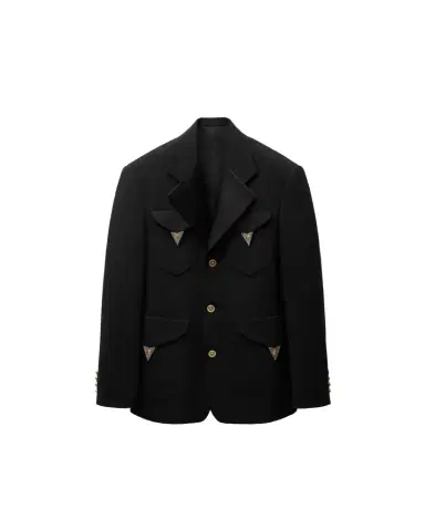 Versace Stretch Wool Blazer | Thumbnail 1 Versace Stretch Wool Blazer | Thumbnail 1