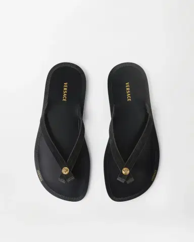 Versace Gabriel Leather Sandals | Thumbnail 2 Versace Gabriel Leather Sandals | Thumbnail 2