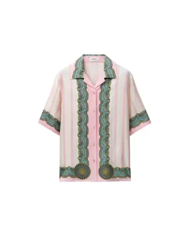 Versace Printed Silk Twill Shirt | Thumbnail 1 Versace Printed Silk Twill Shirt | Thumbnail 1
