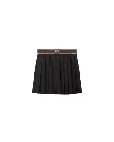 Versace Pleated Wool-Mohair Mini Skirt | Thumbnail 1 Versace Pleated Wool-Mohair Mini Skirt | Thumbnail 1