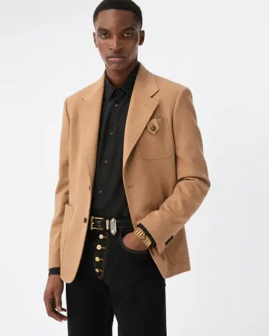 Versace Camel Hair Blazer | Thumbnail 2 Versace Camel Hair Blazer | Thumbnail 2