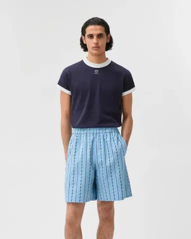 Versace Jacquard Cotton-Silk Shorts | Thumbnail 2 Versace Jacquard Cotton-Silk Shorts | Thumbnail 2