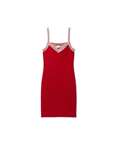 Versace Jacquard Stretch Cotton-Jersey Mini Dress | Thumbnail 1 Versace Jacquard Stretch Cotton-Jersey Mini Dress | Thumbnail 1