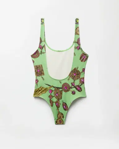Versace Printed One-Piece Swimsuit | Thumbnail 2 Versace Printed One-Piece Swimsuit | Thumbnail 2