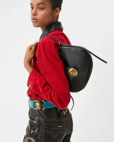 Versace Emblème Nappa Hobo Bag | Thumbnail 2 Versace Emblème Nappa Hobo Bag | Thumbnail 2