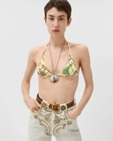 Versace Printed Bikini Top | Thumbnail 2 Versace Printed Bikini Top | Thumbnail 2