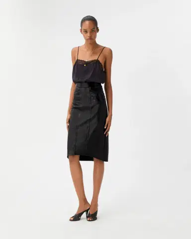 Versace Nappa Midi Skirt | Thumbnail 2 Versace Nappa Midi Skirt | Thumbnail 2