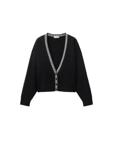 Versace Terry-Knit Cotton V-Neck Cardigan | Thumbnail 1 Versace Terry-Knit Cotton V-Neck Cardigan | Thumbnail 1