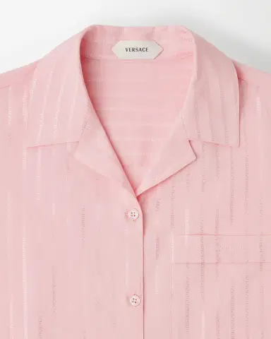 Versace Jacquard Cotton-Silk Shirt | Thumbnail 2 Versace Jacquard Cotton-Silk Shirt | Thumbnail 2