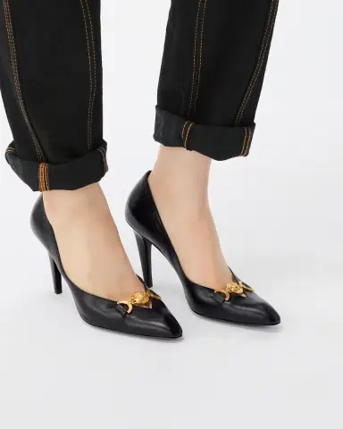 Versace Clelia Nappa Pumps 90 mm | Thumbnail 2 Versace Clelia Nappa Pumps 90 mm | Thumbnail 2