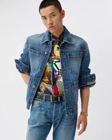 Versace Denim Blouson | Thumbnail 2 Versace Denim Blouson | Thumbnail 2