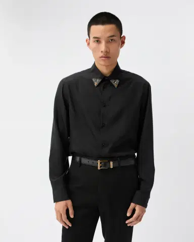 Versace Silk-Poplin Regular Shirt | Thumbnail 2 Versace Silk-Poplin Regular Shirt | Thumbnail 2