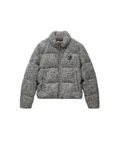 Versace Wool Bouclé Padded Jacket | Thumbnail 1 Versace Wool Bouclé Padded Jacket | Thumbnail 1