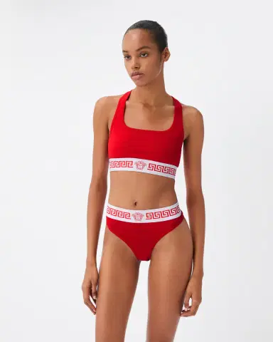 Versace Cotton-Jersey Bralette | Thumbnail 2 Versace Cotton-Jersey Bralette | Thumbnail 2