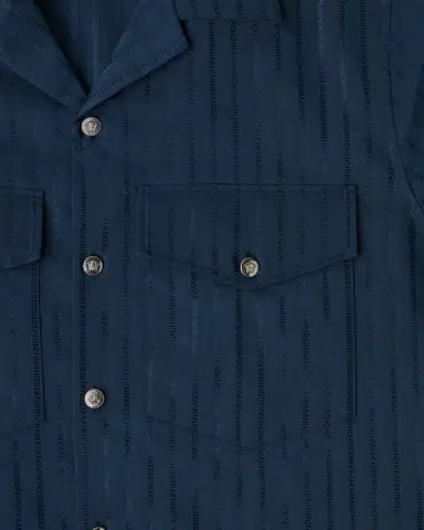 Versace Jacquard Cotton-Silk Regular Shirt | Thumbnail 2 Versace Jacquard Cotton-Silk Regular Shirt | Thumbnail 2