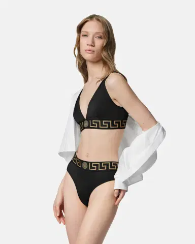 Versace Nylon-Blend Bikini Top | Thumbnail 2 Versace Nylon-Blend Bikini Top | Thumbnail 2