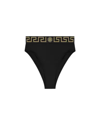 Versace ECONYL High Waist Bikini Bottoms | Thumbnail 1 Versace ECONYL High Waist Bikini Bottoms | Thumbnail 1
