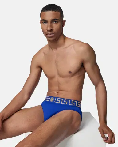 Versace Nylon-Blend Swim Briefs | Thumbnail 2 Versace Nylon-Blend Swim Briefs | Thumbnail 2