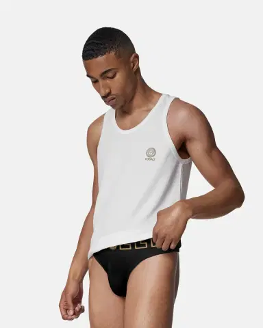 Versace Cotton-Jersey Thong | Thumbnail 2 Versace Cotton-Jersey Thong | Thumbnail 2