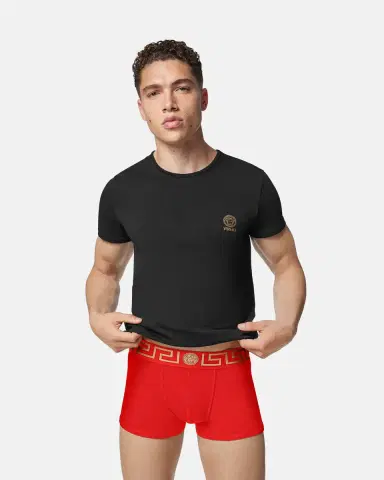 Versace Cotton-Jersey Trunks | Thumbnail 2 Versace Cotton-Jersey Trunks | Thumbnail 2
