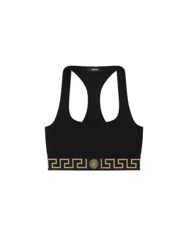 Versace Cotton-Jersey Scoop Bralette | Thumbnail 1 Versace Cotton-Jersey Scoop Bralette | Thumbnail 1