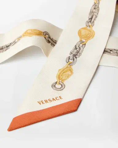 Versace Printed Silk Twill Ribbon | Thumbnail 2 Versace Printed Silk Twill Ribbon | Thumbnail 2