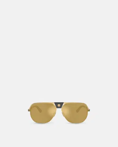 Versace Greca Flow Navigator Sunglasses | Thumbnail 2 Versace Greca Flow Navigator Sunglasses | Thumbnail 2