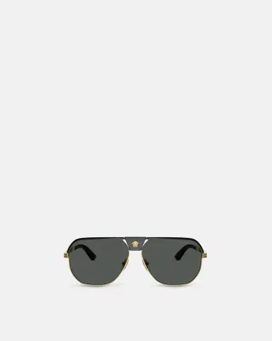 Versace Greca Flow Navigator Sunglasses | Thumbnail 2 Versace Greca Flow Navigator Sunglasses | Thumbnail 2