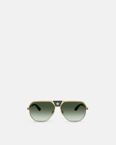 Versace Greca Flow Navigator Sunglasses | Thumbnail 2 Versace Greca Flow Navigator Sunglasses | Thumbnail 2
