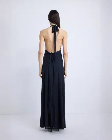 Kate Barton Nina Halter Maxi Dress Midnight | Thumbnail 5 Kate Barton Nina Halter Maxi Dress Midnight | Thumbnail 5