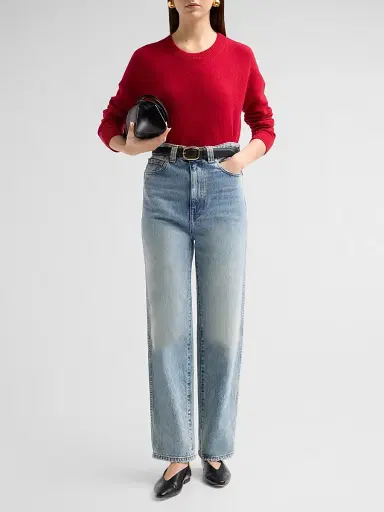 Saks Fifth Avenue Women's Oversized Cashmere Raw-Vent Sweater | Thumbnail 2 Saks Fifth Avenue Women's Oversized Cashmere Raw-Vent Sweater | Thumbnail 2