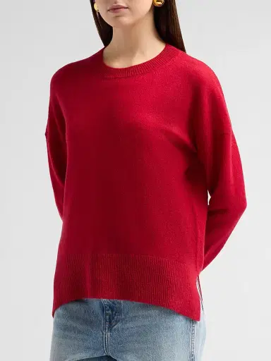 Saks Fifth Avenue Women's Oversized Cashmere Raw-Vent Sweater | Thumbnail 4 Saks Fifth Avenue Women's Oversized Cashmere Raw-Vent Sweater | Thumbnail 4