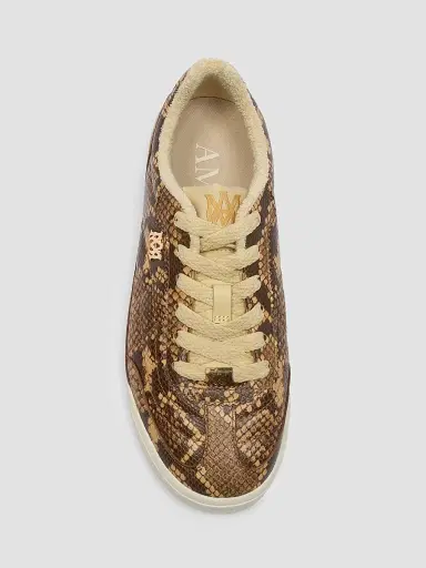 AMIRI Women's Python-Embossed Leather Low-Top Sneakers | Thumbnail 4 AMIRI Women's Python-Embossed Leather Low-Top Sneakers | Thumbnail 4