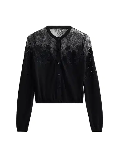 Ulla Johnson Women's Talia Merino Wool-Mesh Cardigan | Thumbnail 1 Ulla Johnson Women's Talia Merino Wool-Mesh Cardigan | Thumbnail 1