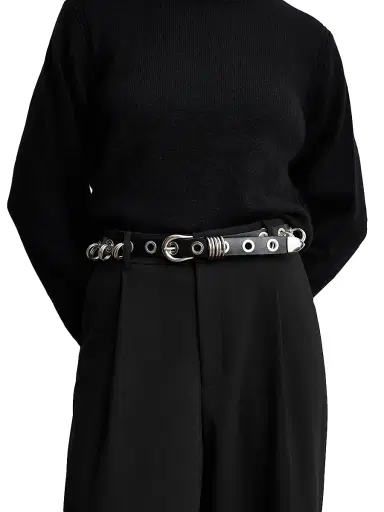 Déhanche Women's Revenge Ring Leather Belt | Thumbnail 1 Déhanche Women's Revenge Ring Leather Belt | Thumbnail 1