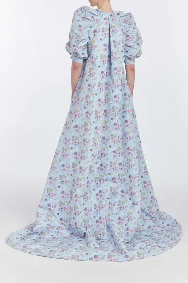 Markarian Adrianna Ikat Puff Sleeve Duster | Thumbnail 4 Markarian Adrianna Ikat Puff Sleeve Duster | Thumbnail 4