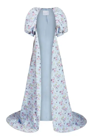 Markarian Adrianna Ikat Puff Sleeve Duster | Thumbnail 1 Markarian Adrianna Ikat Puff Sleeve Duster | Thumbnail 1