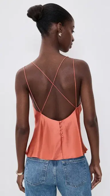 Reformation Jule Silk Top | Thumbnail 2 Reformation Jule Silk Top | Thumbnail 2