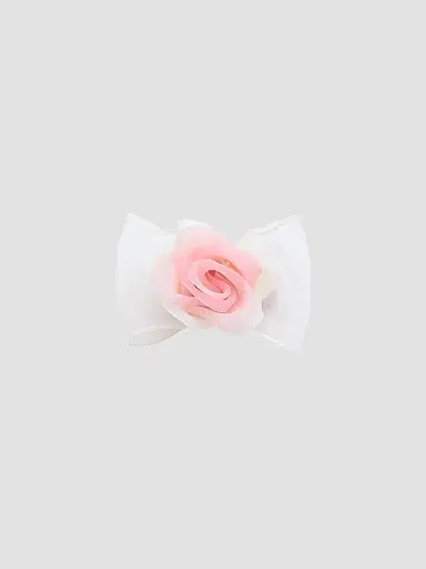 Mimi Tutu Rose Accent Bow Hair Clip Set | Thumbnail 3 Mimi Tutu Rose Accent Bow Hair Clip Set | Thumbnail 3