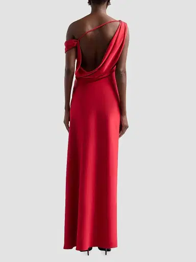 Et Ochs Women's Camilla Satin One-Shoulder Gown | Thumbnail 3 Et Ochs Women's Camilla Satin One-Shoulder Gown | Thumbnail 3