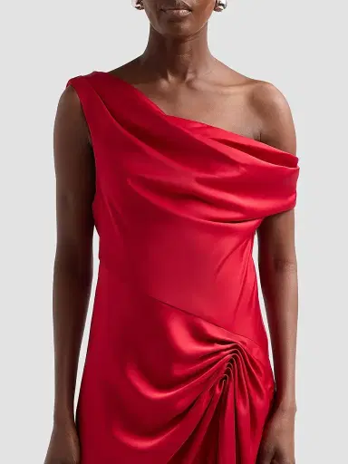 Et Ochs Women's Camilla Satin One-Shoulder Gown | Thumbnail 5 Et Ochs Women's Camilla Satin One-Shoulder Gown | Thumbnail 5