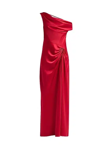 Et Ochs Women's Camilla Satin One-Shoulder Gown | Thumbnail 1 Et Ochs Women's Camilla Satin One-Shoulder Gown | Thumbnail 1