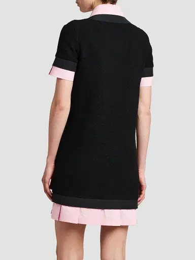 MOSCHINO Women's Contrast-Trim Wool-Blend Mini Dress | Thumbnail 3 MOSCHINO Women's Contrast-Trim Wool-Blend Mini Dress | Thumbnail 3