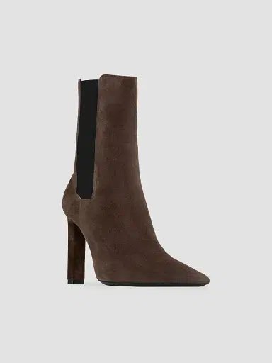 Saint Laurent Women's Francoise Chelsea Boots in Suede | Thumbnail 2 Saint Laurent Women's Francoise Chelsea Boots in Suede | Thumbnail 2