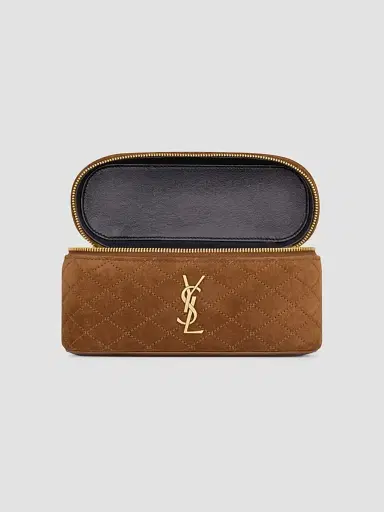Saint Laurent Women's Suede Gaby Vanity Bag | Thumbnail 3 Saint Laurent Women's Suede Gaby Vanity Bag | Thumbnail 3